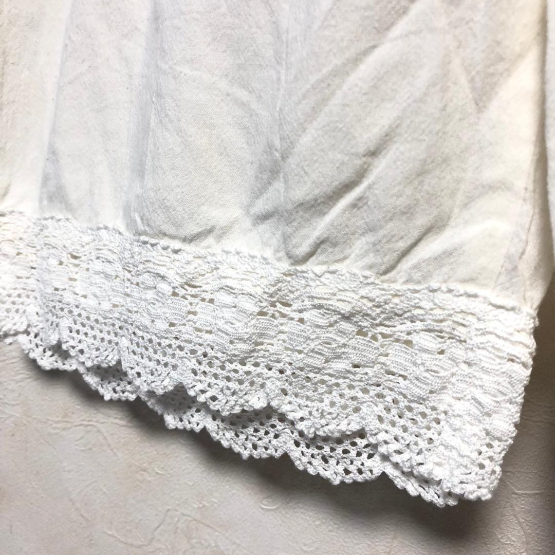 [美品]かぐれ カジュアルパンツ ホワイト フリーサイズ