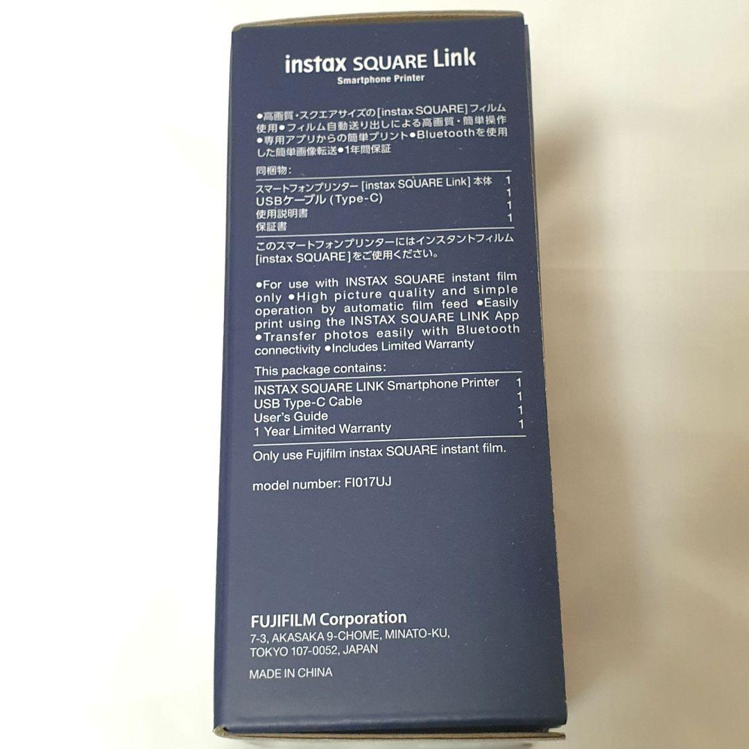 FUJIFILM INSTAX SQUARE Link ホワイト WHITE
