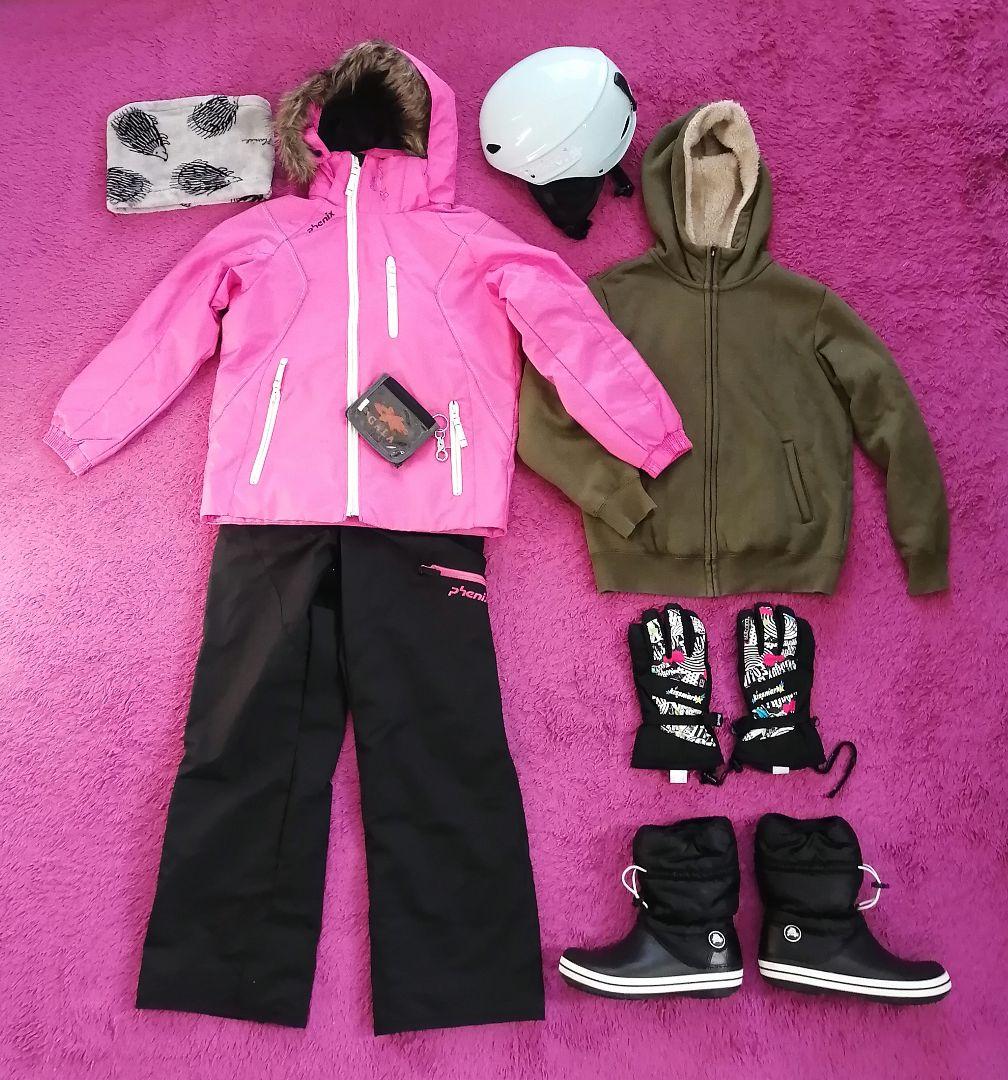 キッズ 女の子 140 150 フェニックス スキーウェア セット スノーボード