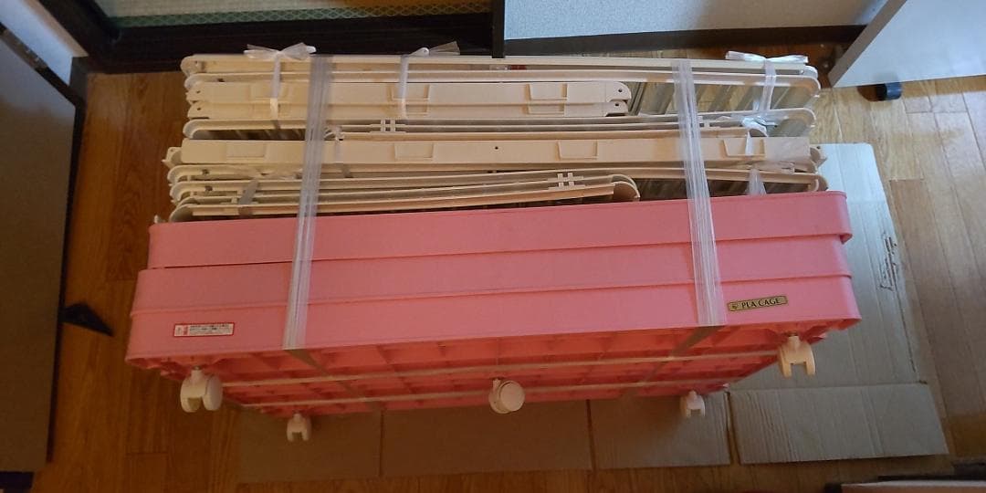 アイリスオーヤマ プラケージ ピンク 3段タイプ 　猫 ケージ キャットゲージ