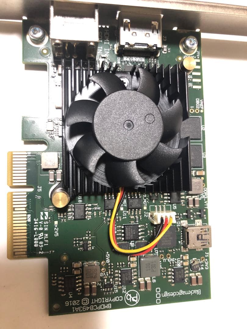 DeckLink Mini Recorder 4Kです。確認のみです。