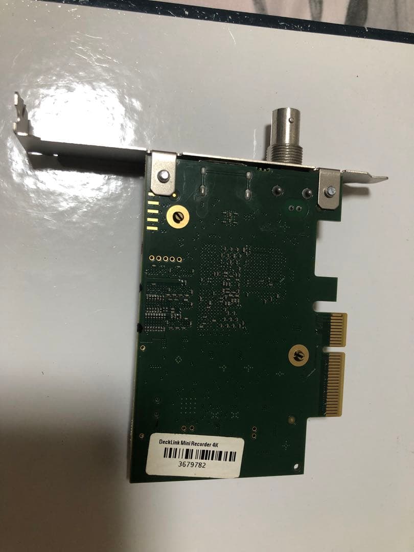 DeckLink Mini Recorder 4Kです。確認のみです。