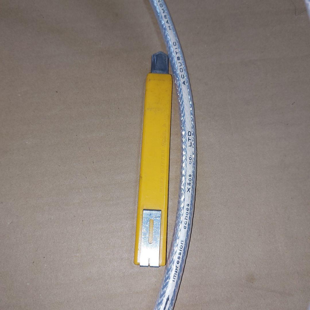 幻の超希少アコースティックハーモニー　Z1高純度銀コーテスピーカーケーブル約9m