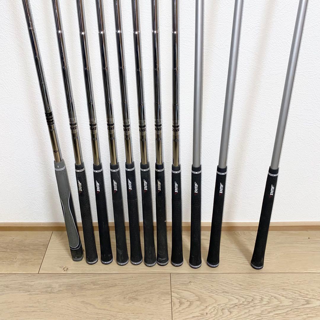 送料込☆BMFゴルフクラブフルセット☆初心者向け キャディバッグ付Sフレックス