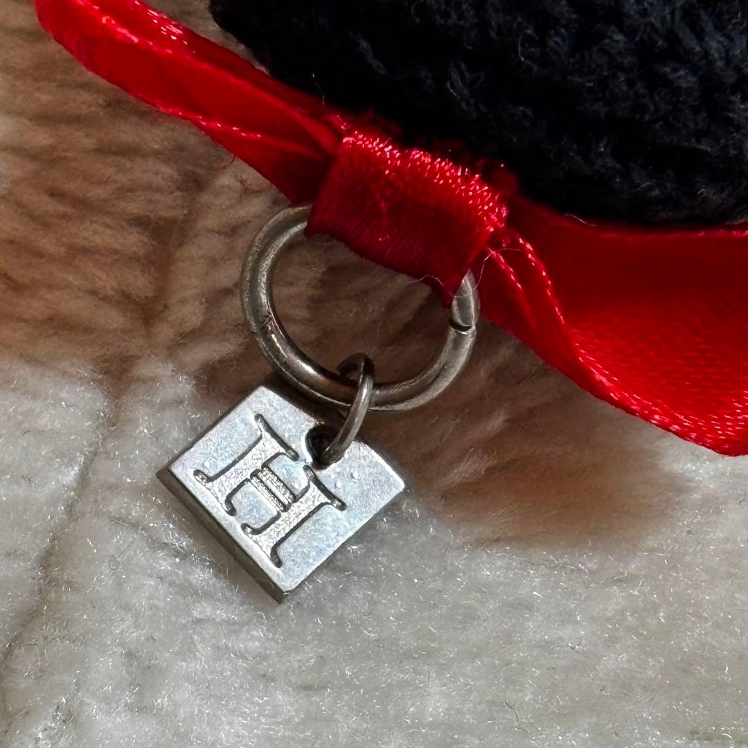 へ*可様 【Y2K】h.naoto 編みぐるみストライプウサギ　バッグチャーム