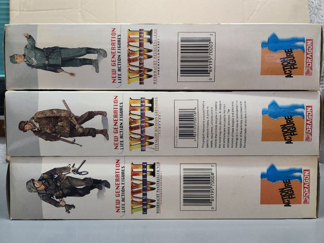 ドラゴン 1/6 アクションフィギュア 3個セット③