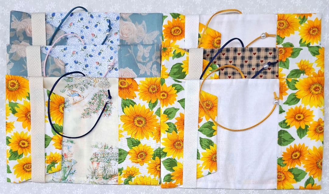 sa⑫ブックカバー、ポーチ