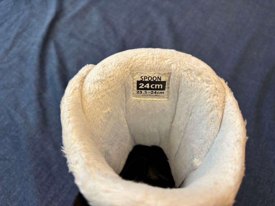 【美品】SPOON スノーボードブーツ　スプーン　23.5〜24.0 キッズ子供