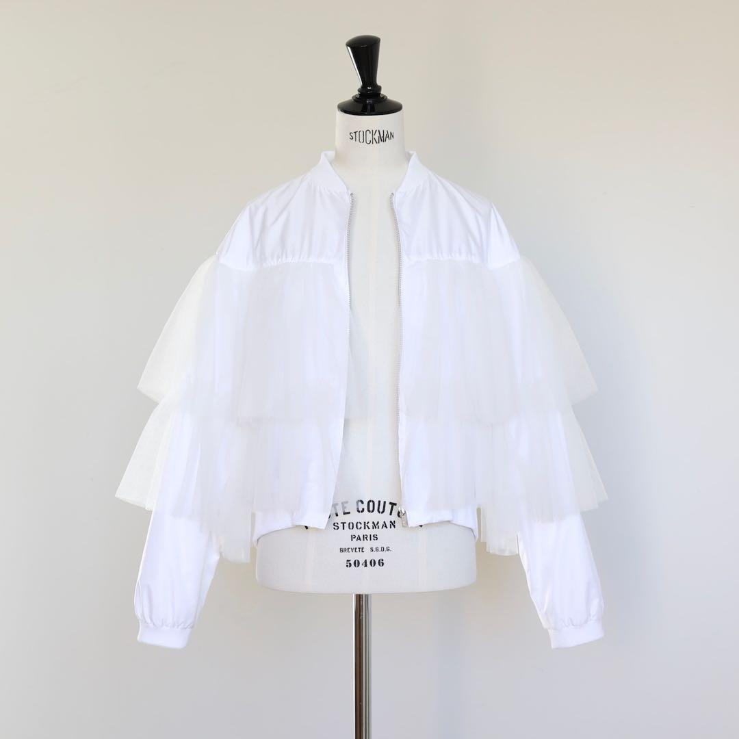 gypsohila ジプソフィア　チュールブルゾン　ホワイト