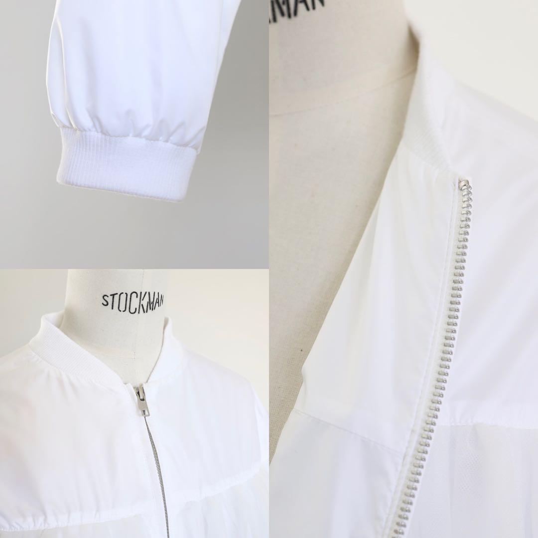 gypsohila ジプソフィア　チュールブルゾン　ホワイト