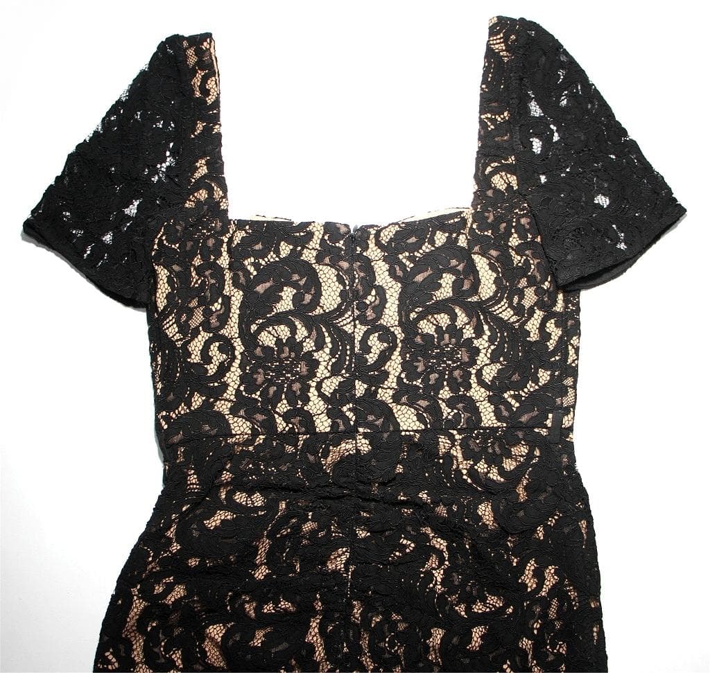 J*#様 セルフポートレイト ワンピース レース 黒 UK8 未使用 Cord