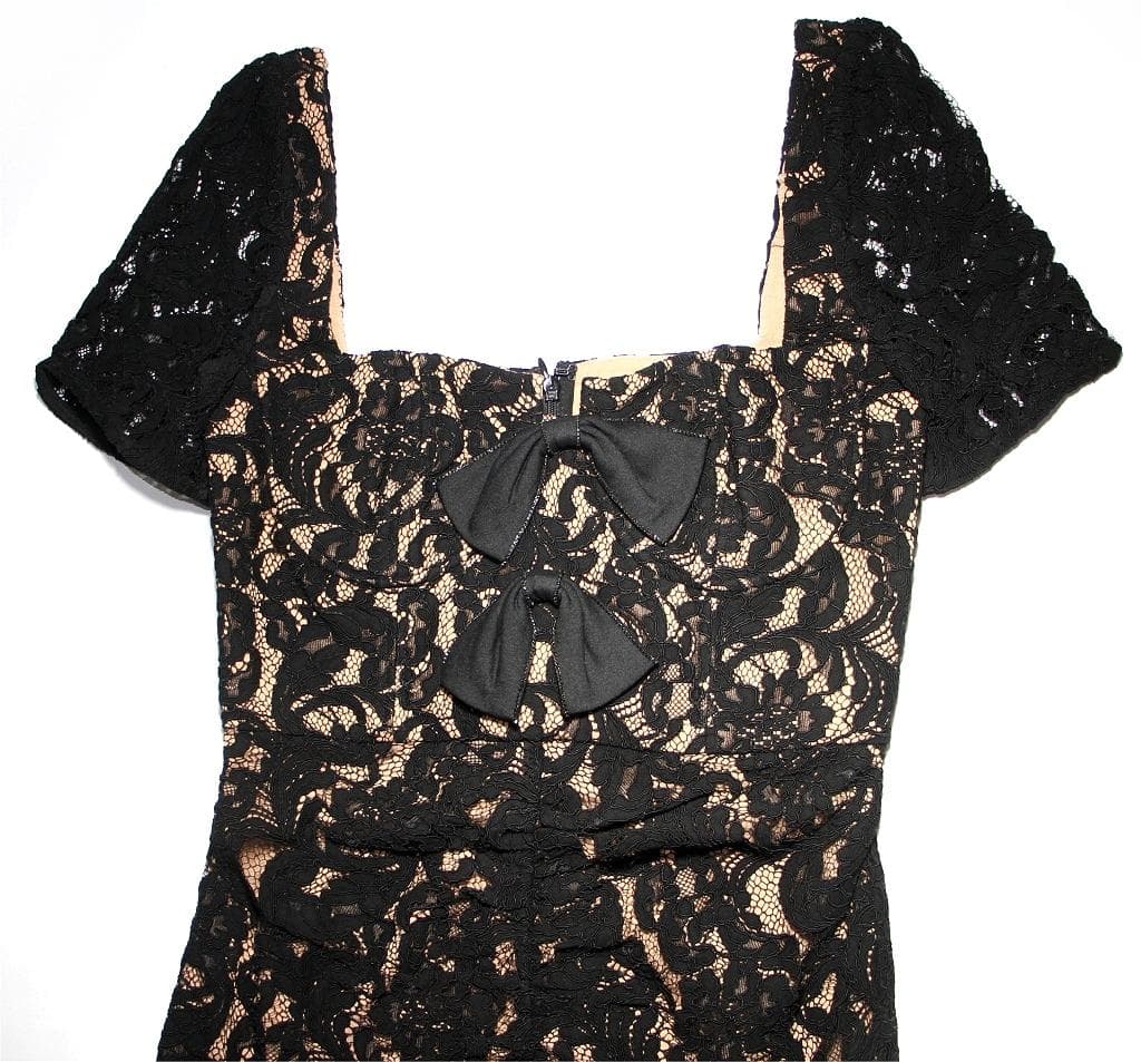 J*#様 セルフポートレイト ワンピース レース 黒 UK8 未使用 Cord