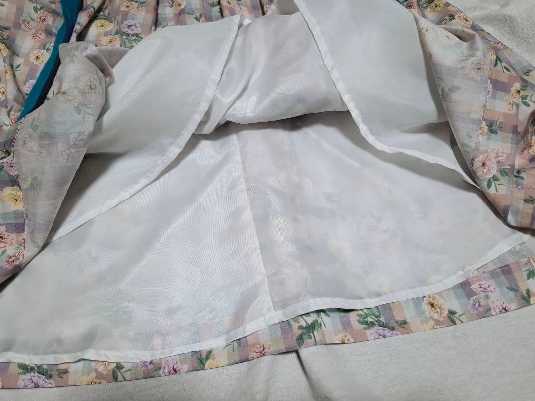 rimi様 リバティ生地使用 五分袖ワンピース