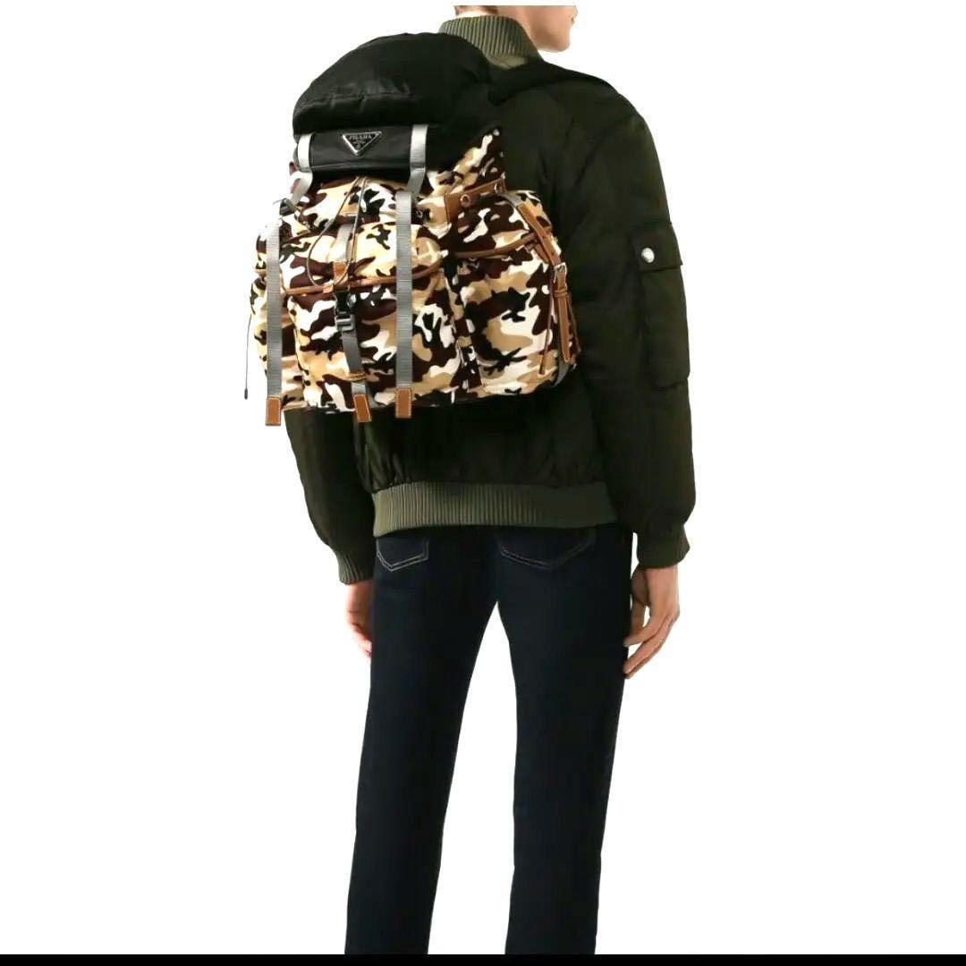 珍しいプラダ 2VZ073 テスート リュック・デイパック メンズ　カモフラ