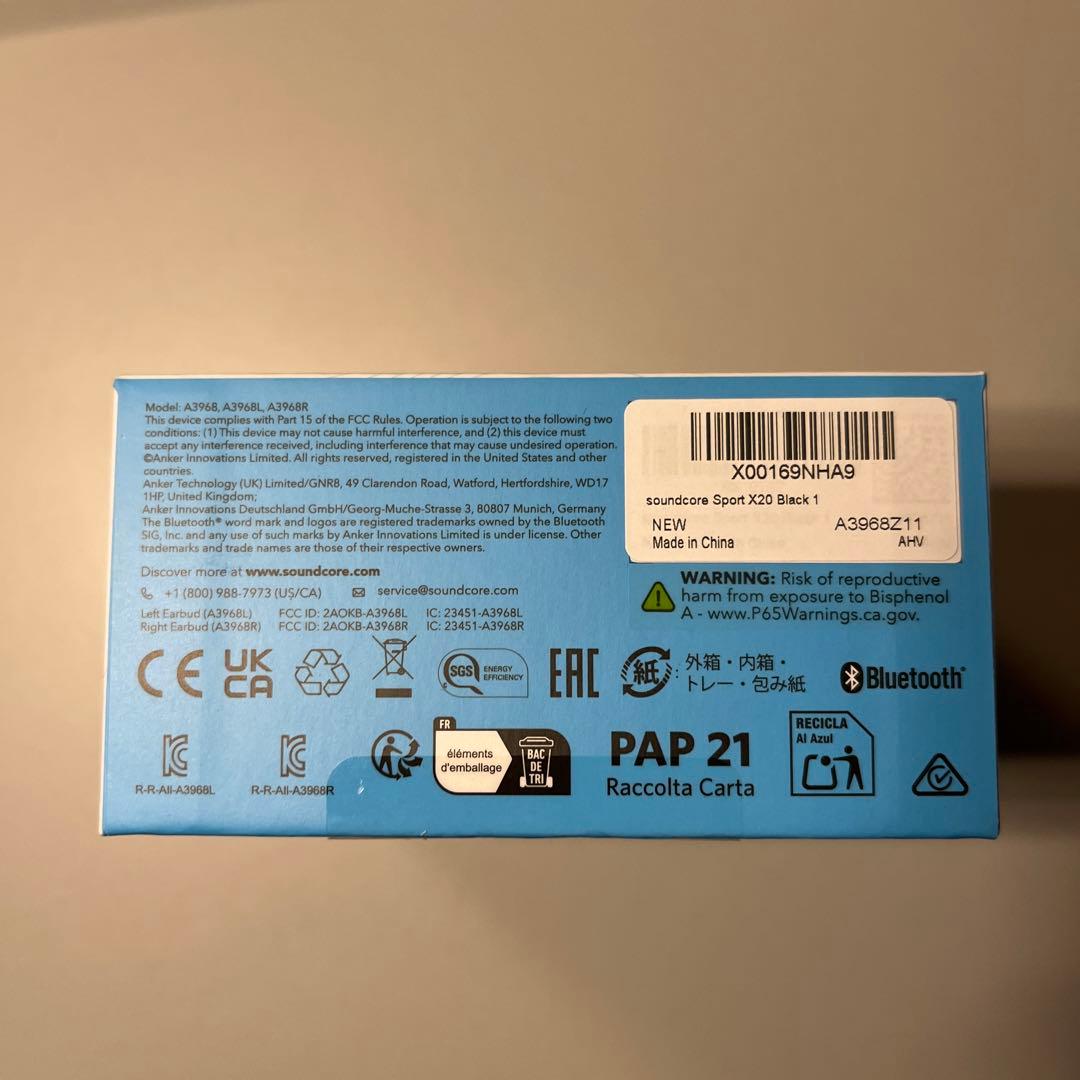 新品　Anker soundcore Sport X20