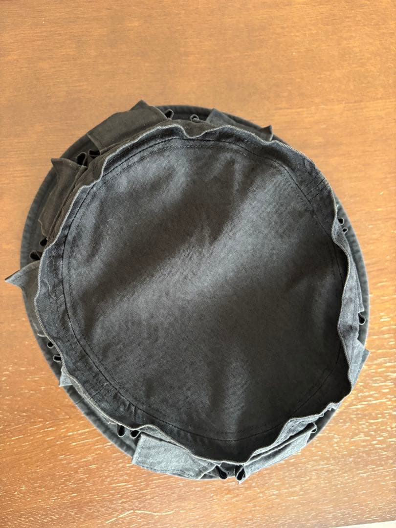 ジェネラルリサーチ　パラサイトポケット　ハット　ポークパイ　ブラック