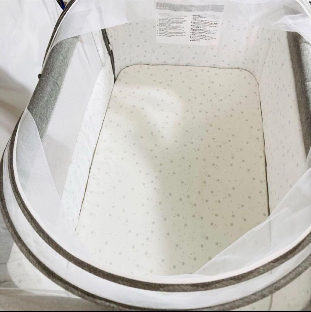 プレイヤード ベビーベッド ベビーサークル HZDMJ 蚊帳付き