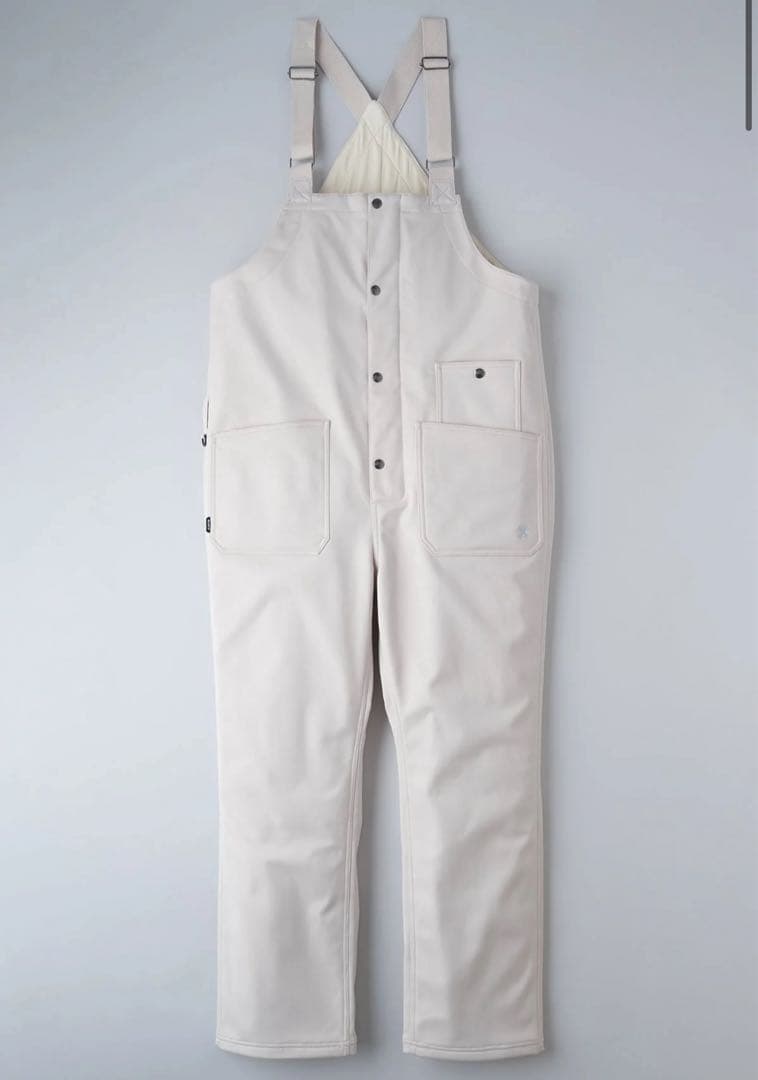 BLUCO/ブルコ　STRETCH WARM OVERALL アイボリー　XL
