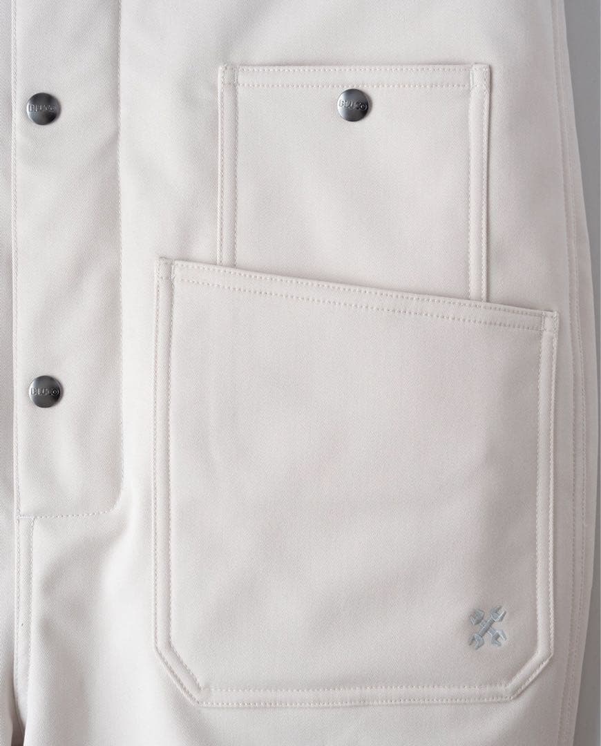 BLUCO/ブルコ　STRETCH WARM OVERALL アイボリー　XL