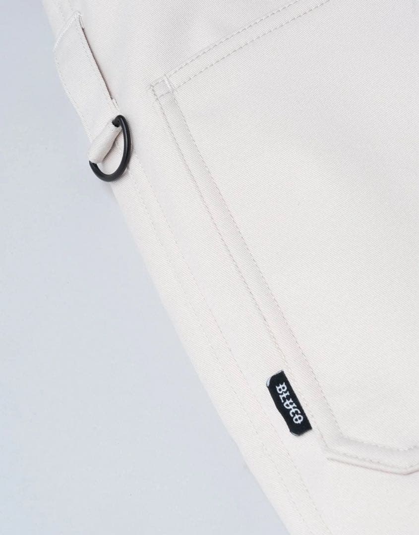 BLUCO/ブルコ　STRETCH WARM OVERALL アイボリー　XL