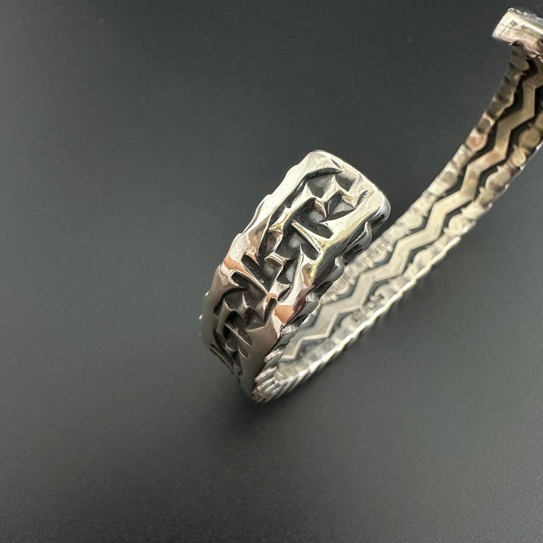 美品 NAVAJO Sunshine Reeves 4面スタンプワーク バングル