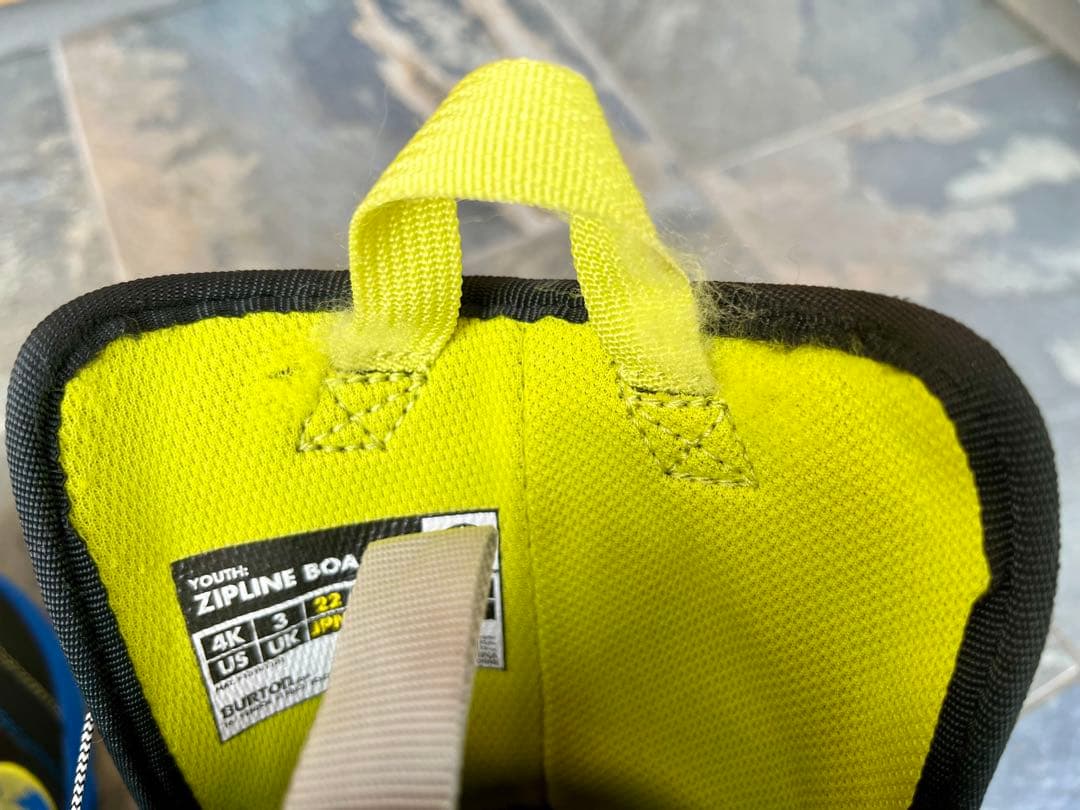 ZIPLINE BOA 22cm 子ども用スノーボードブーツ キッズ　ジュニア