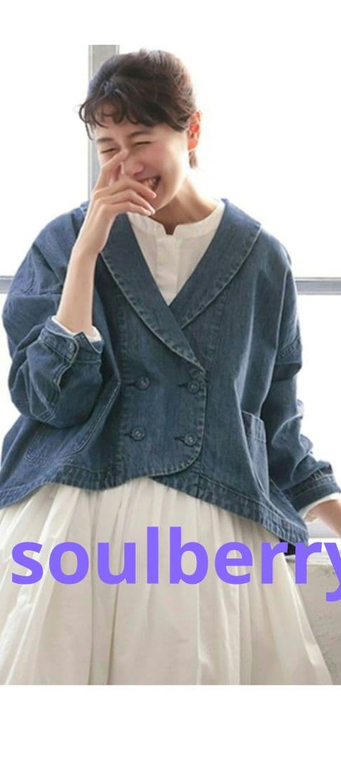 ✨️soulberry✨️ダブルなデニムのジャケット M