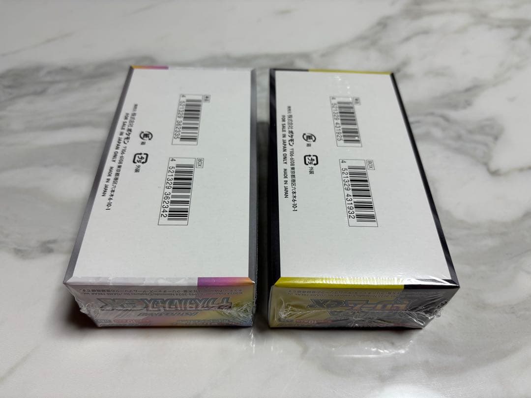 ポケモンMEGAドリームex & テラスタルフェスexシュリンク付き 各1BOX