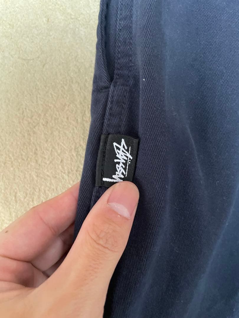 い*な様 STUSSY BEACH PANT COTTON TWILL NAVY