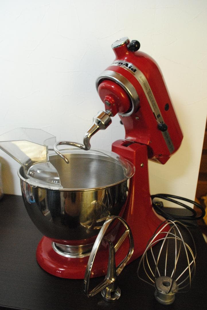 キッチンエイド スタンドミキサー kitchenaid ARTISAN 赤色