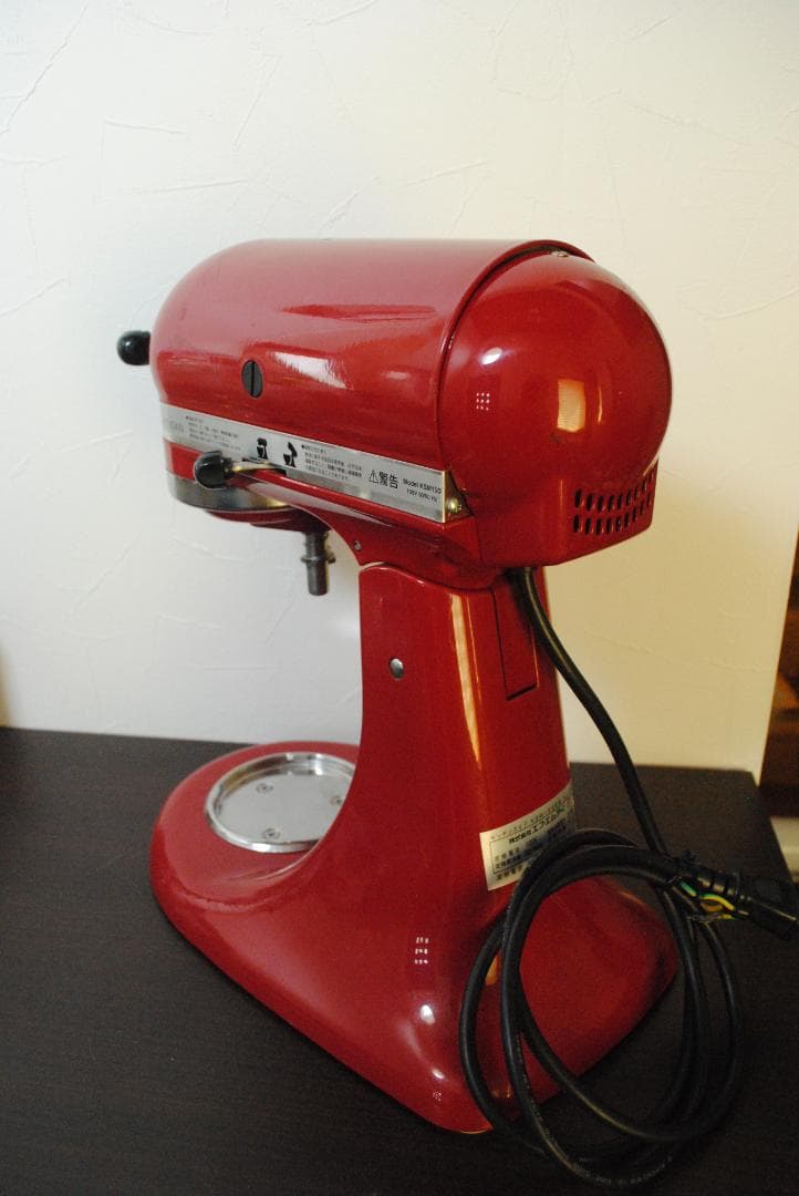 キッチンエイド スタンドミキサー kitchenaid ARTISAN 赤色