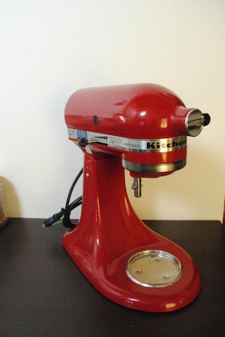 キッチンエイド スタンドミキサー kitchenaid ARTISAN 赤色