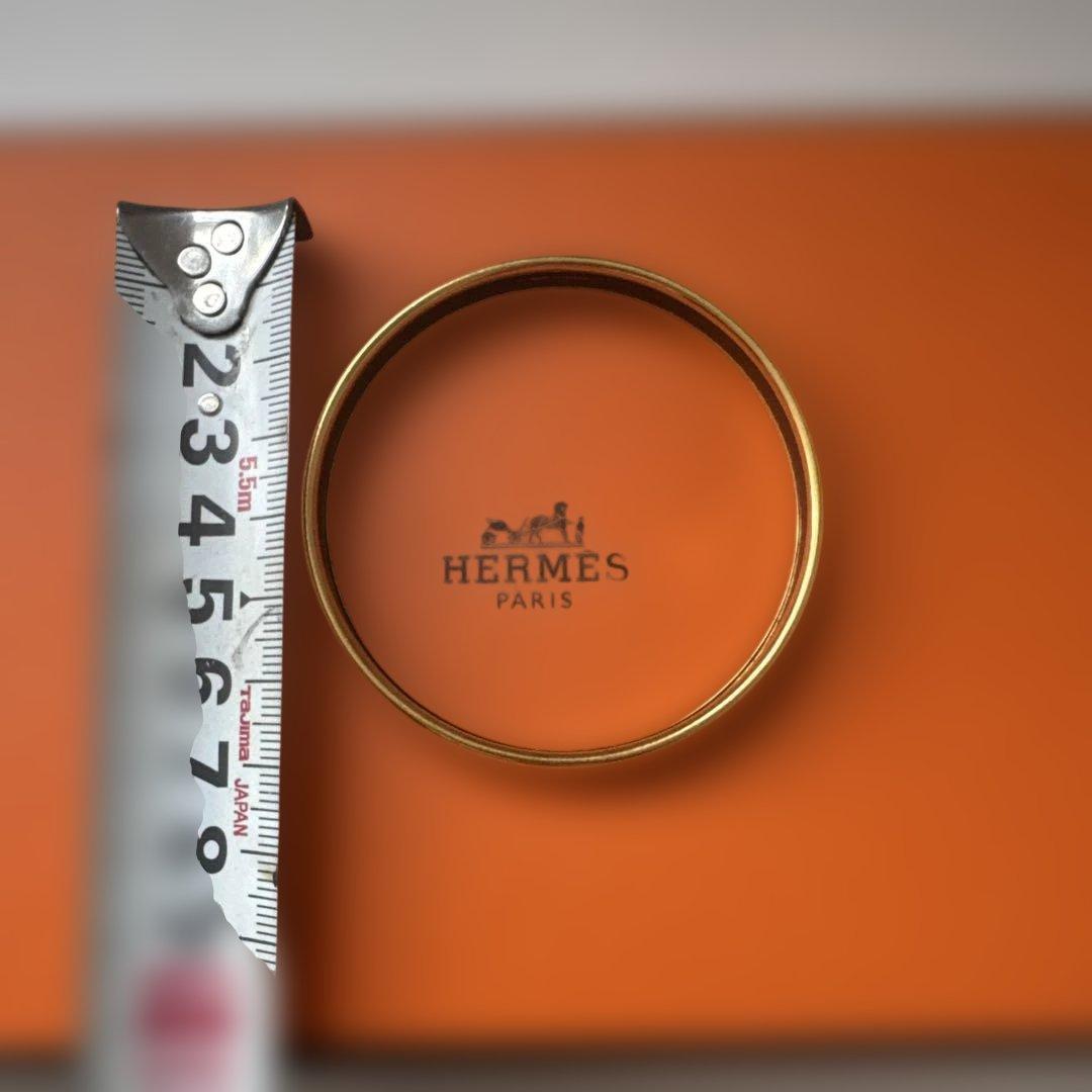 美品　エルメス バングル ブレスレット HERMES 七宝焼　エマイユ