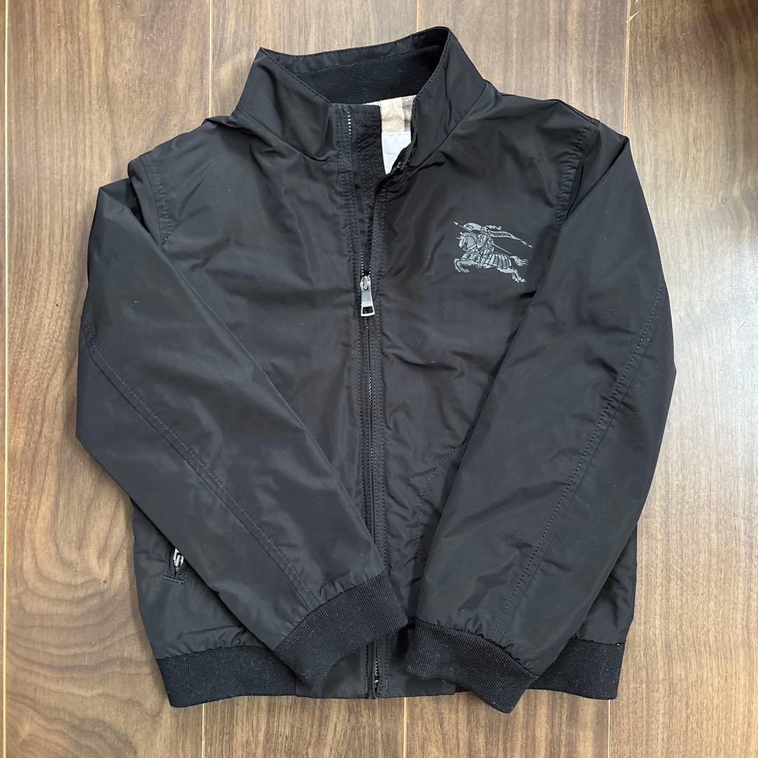 BURBERRY キッズ　ブルゾン　ジャケットMA-1 黒120