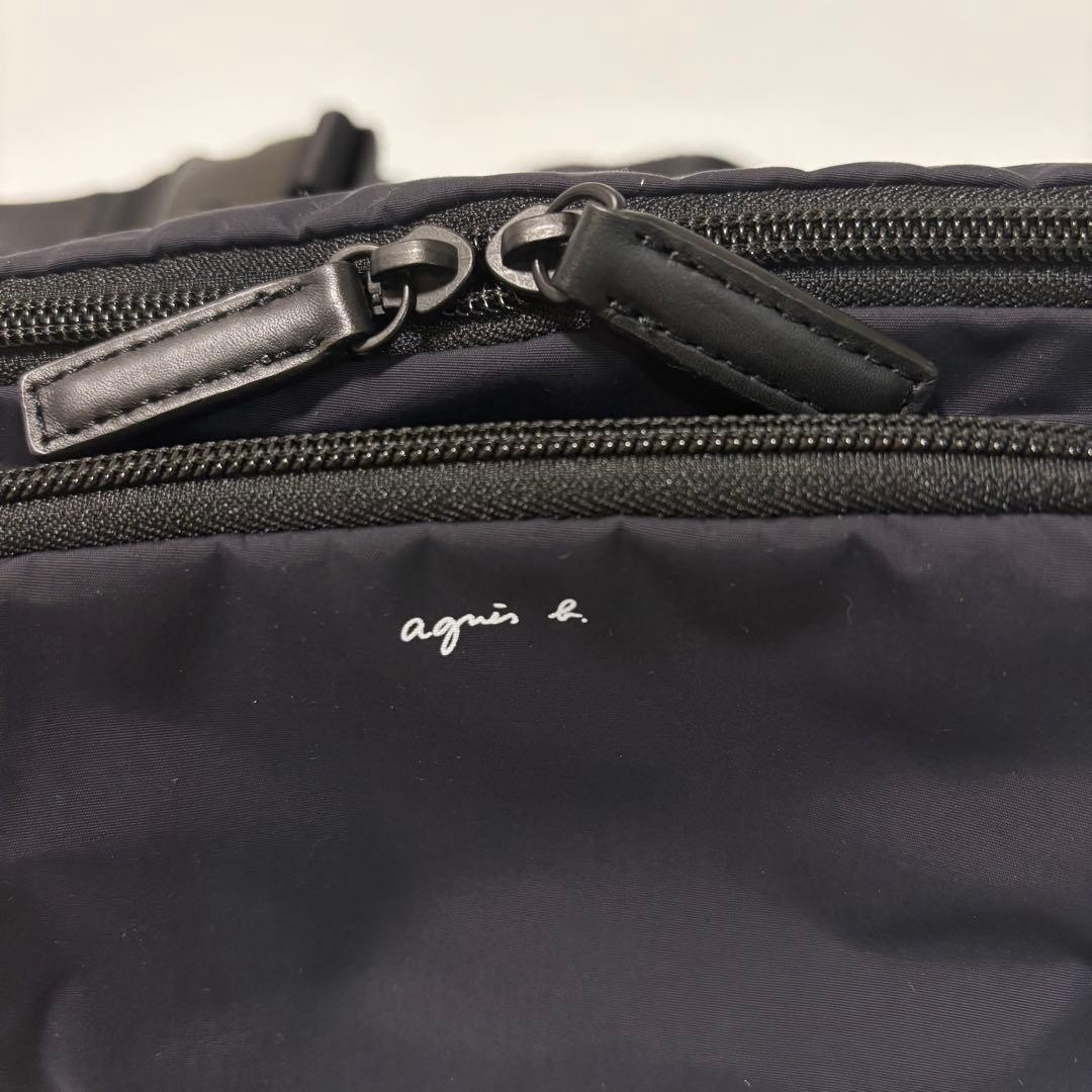 美品✨agnes b. アニエスベー TAS08-03 ウエストポーチ ブラック