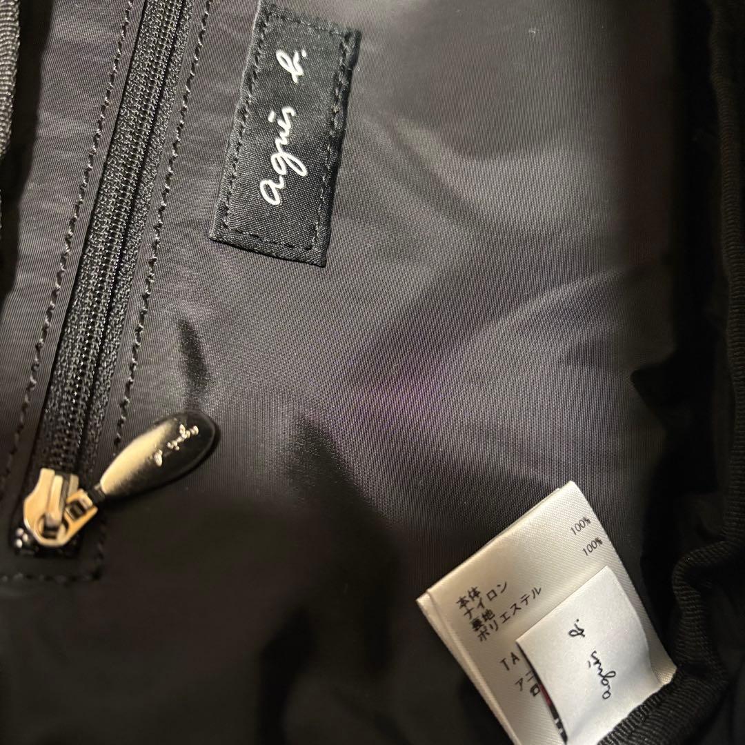 美品✨agnes b. アニエスベー TAS08-03 ウエストポーチ ブラック
