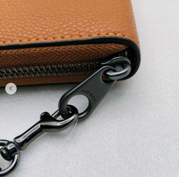 新品未使用コーチ長財布ホース&キャリッジオレンジブラウンレディースメンズ送料無料