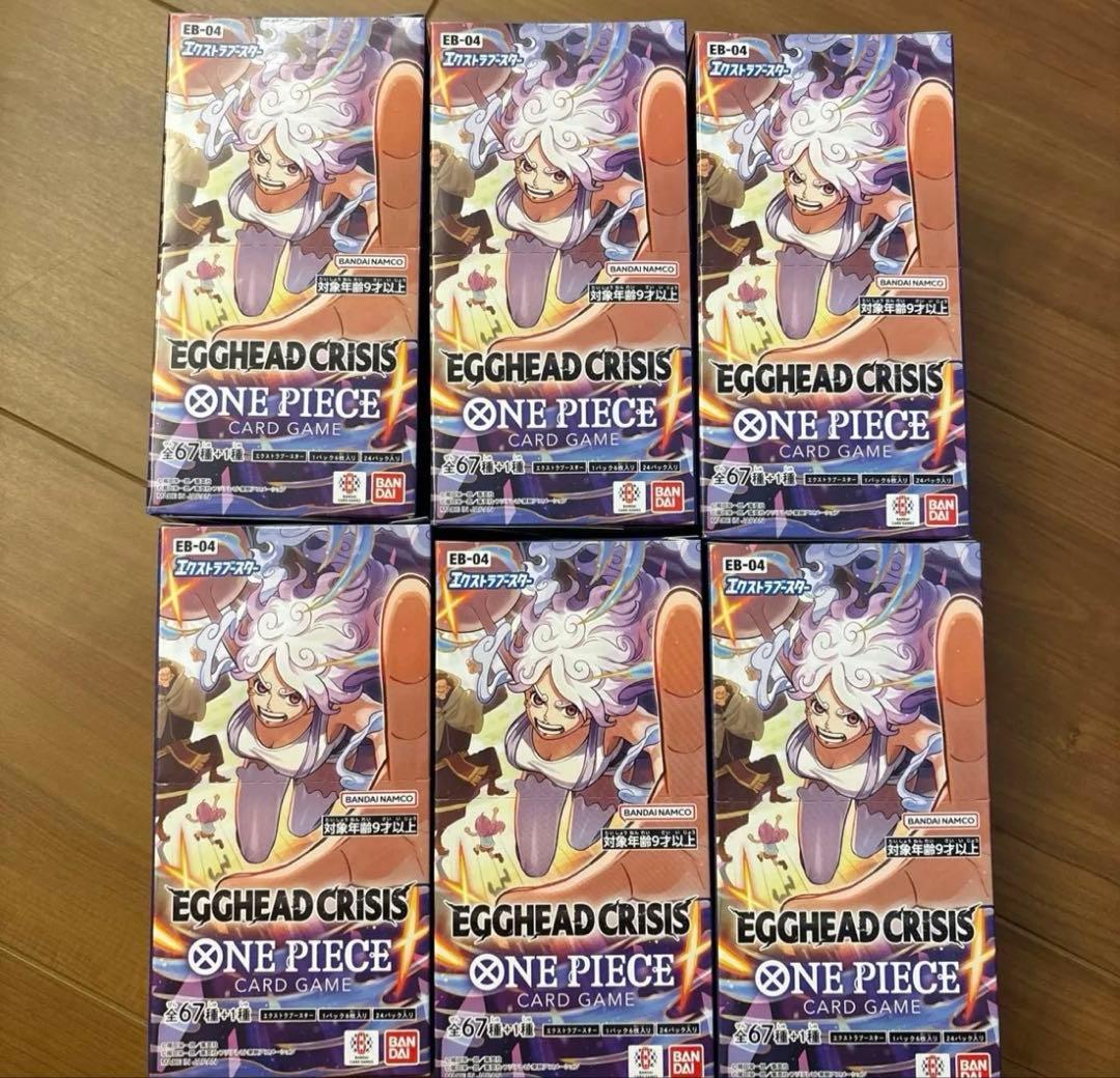 新品未開封 6BOX EGGHEAD CRISIS ワンピース　テープ付き