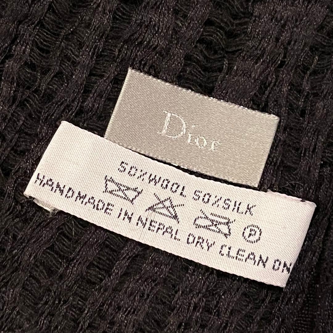 小物 dior homme : large asymmetric stole