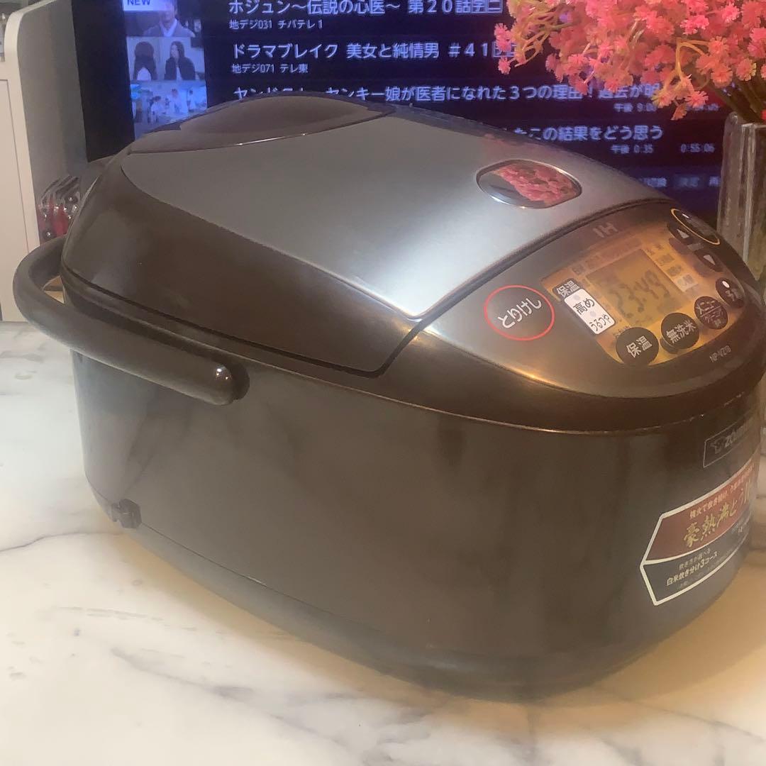 美品 ■象印 IH 10合 IH式 極め炊き ブラウン NP-VZ18■炊飯確認
