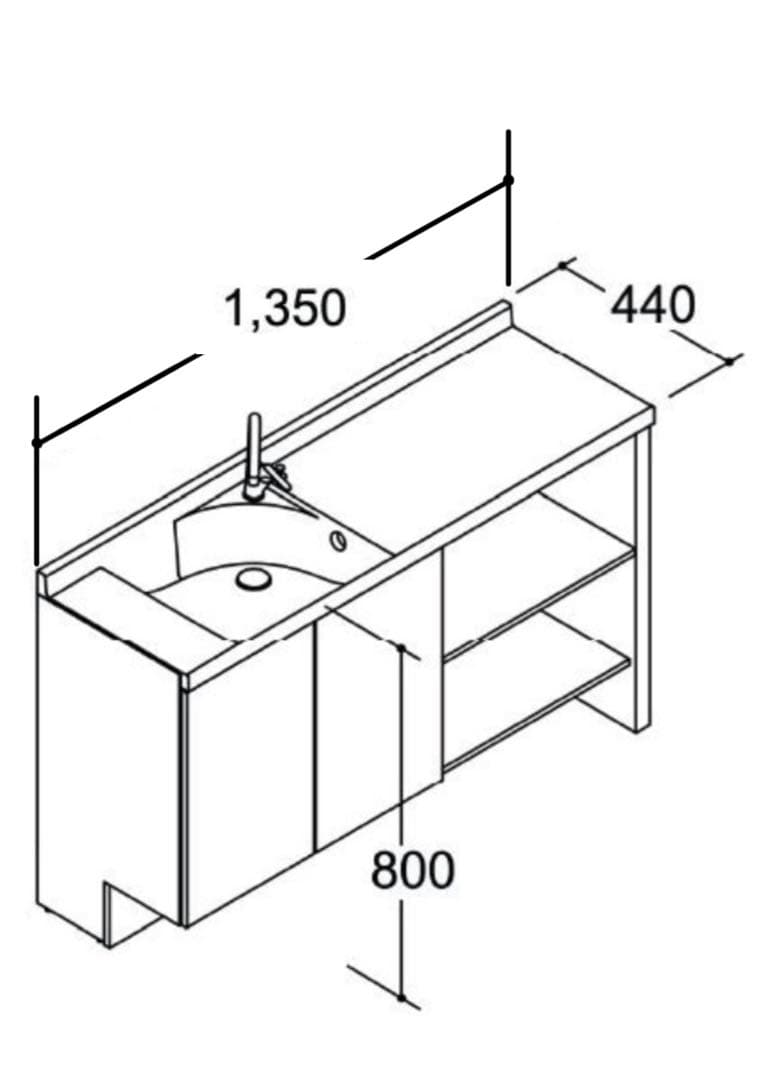 LIXIL 洗面化粧台 NTVN-754A/LL2Y