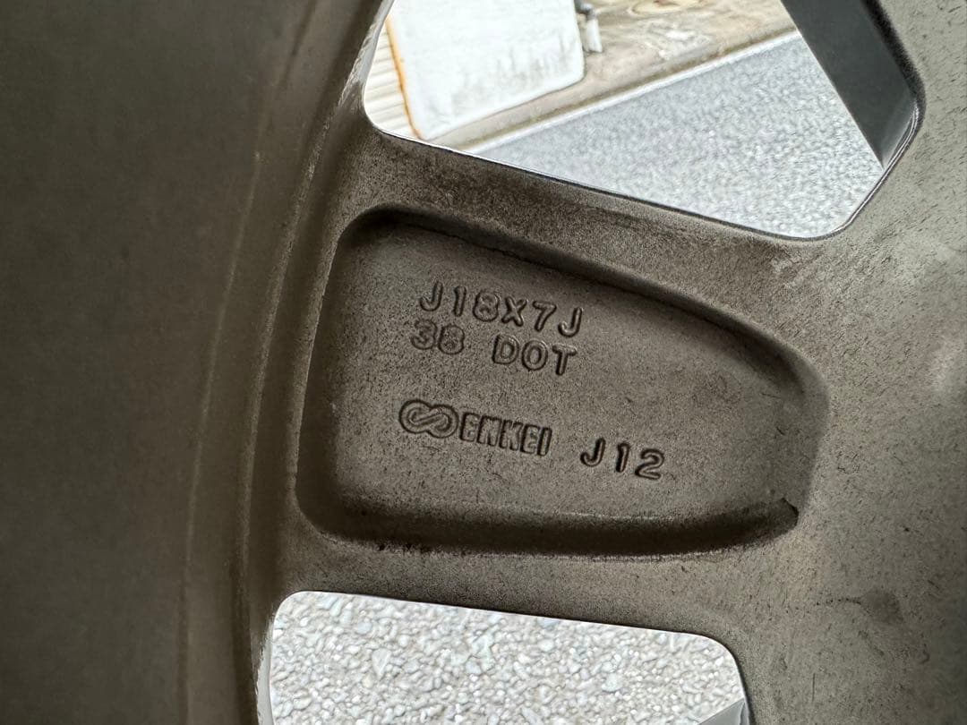 ［美品］三菱デリカD5 純正 タイヤホイール シャモニー ブラックアルミホイール