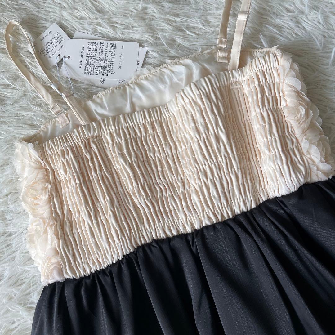 新品☆LEST ROSE モノトーンドレスワンピース 定価21,840円