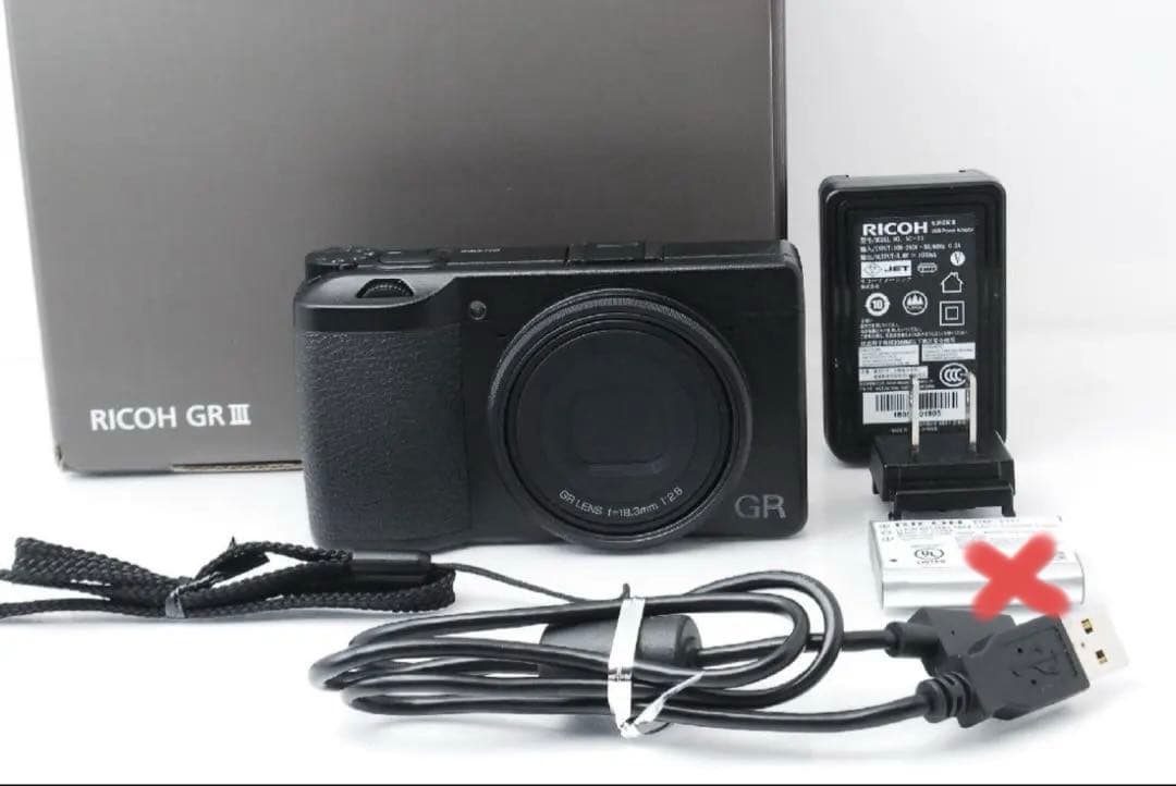 【美品】中古品　RICOH GR Ⅲ コンパクトデジタルカメラ