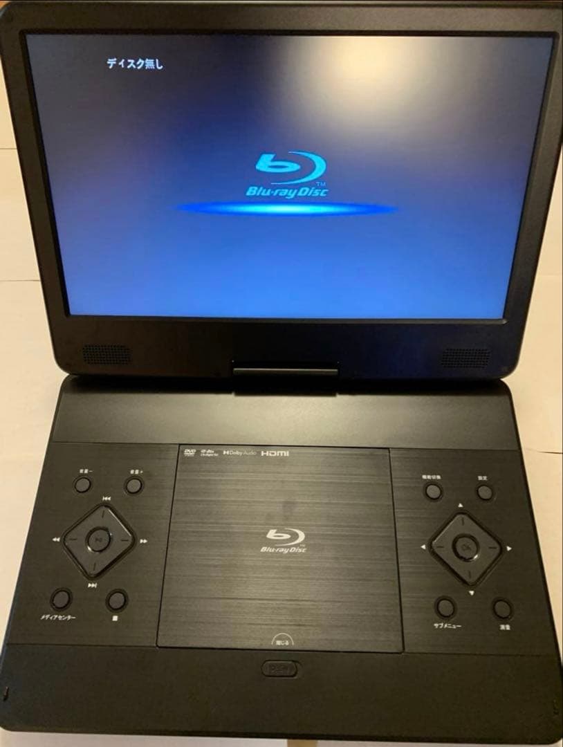 は*ん様 【中古美品】14インチポータブルBlu-rayディスクプレーヤー SU