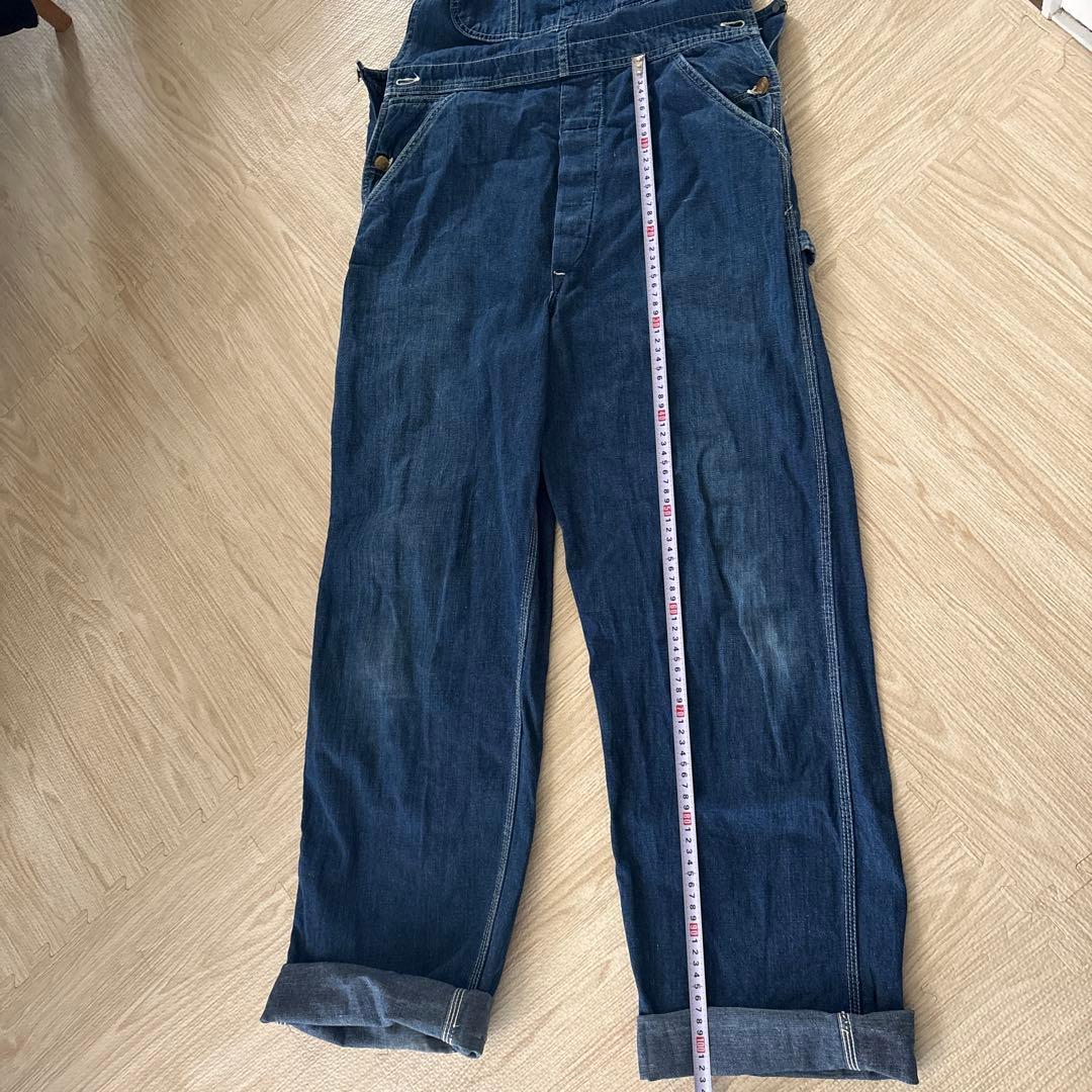 70'S ‼️Vintage Lee デニムオーバーオールmade in USA‼️