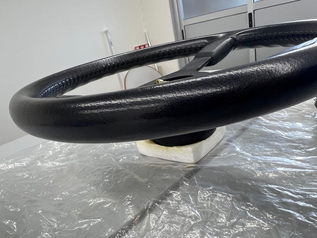 黒*煙様 NISMO 旧ロゴ　ステアリング　ハンドル　当時物　日産