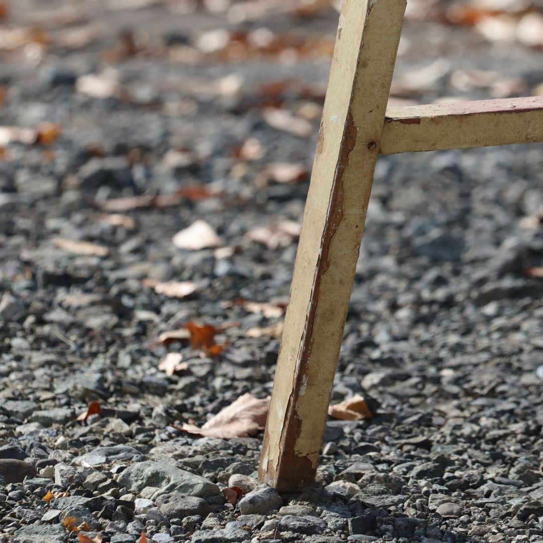 アンティーク ビンテージ 木製ラダー 脚立 ディスプレイ 飾り台 インテリア雑貨