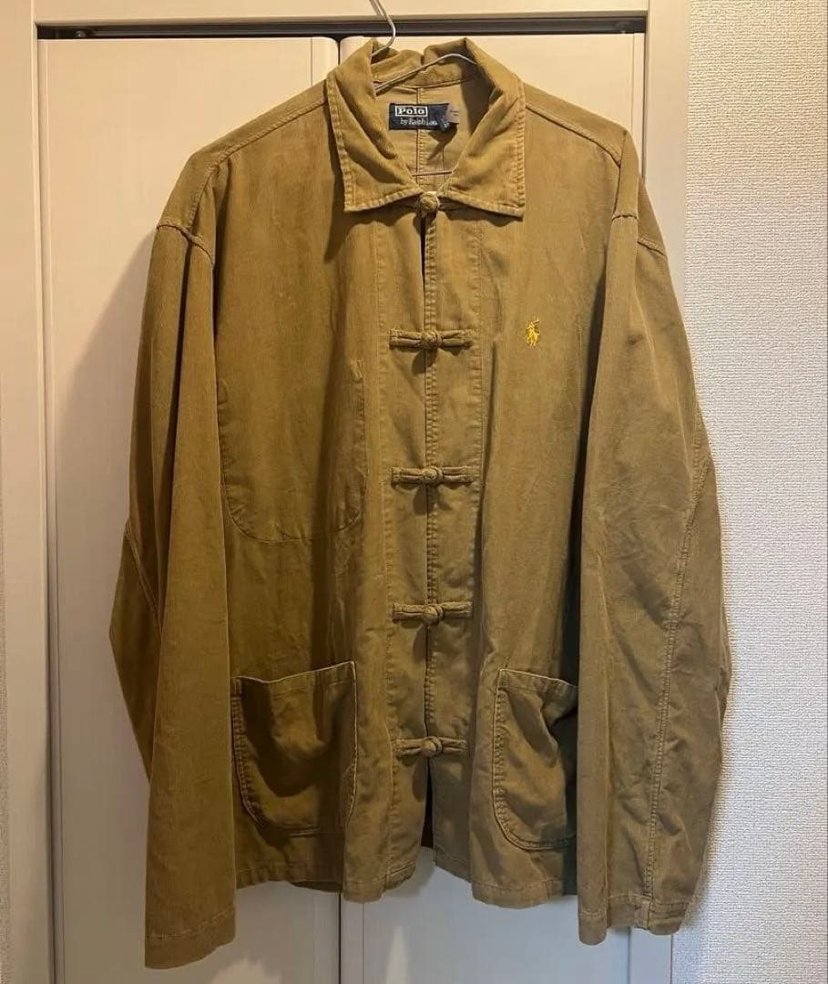 超希少　デッドストック新品　ラルフローレン　チャイナジャケット　サイズL