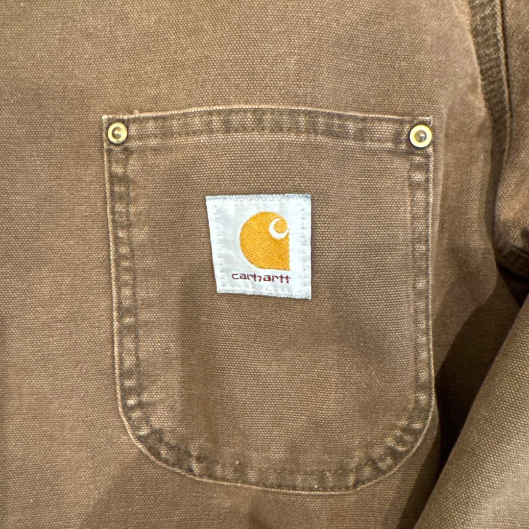 【80s星タグ】USA製 Carhartt チョアコート カバーオール L 希少